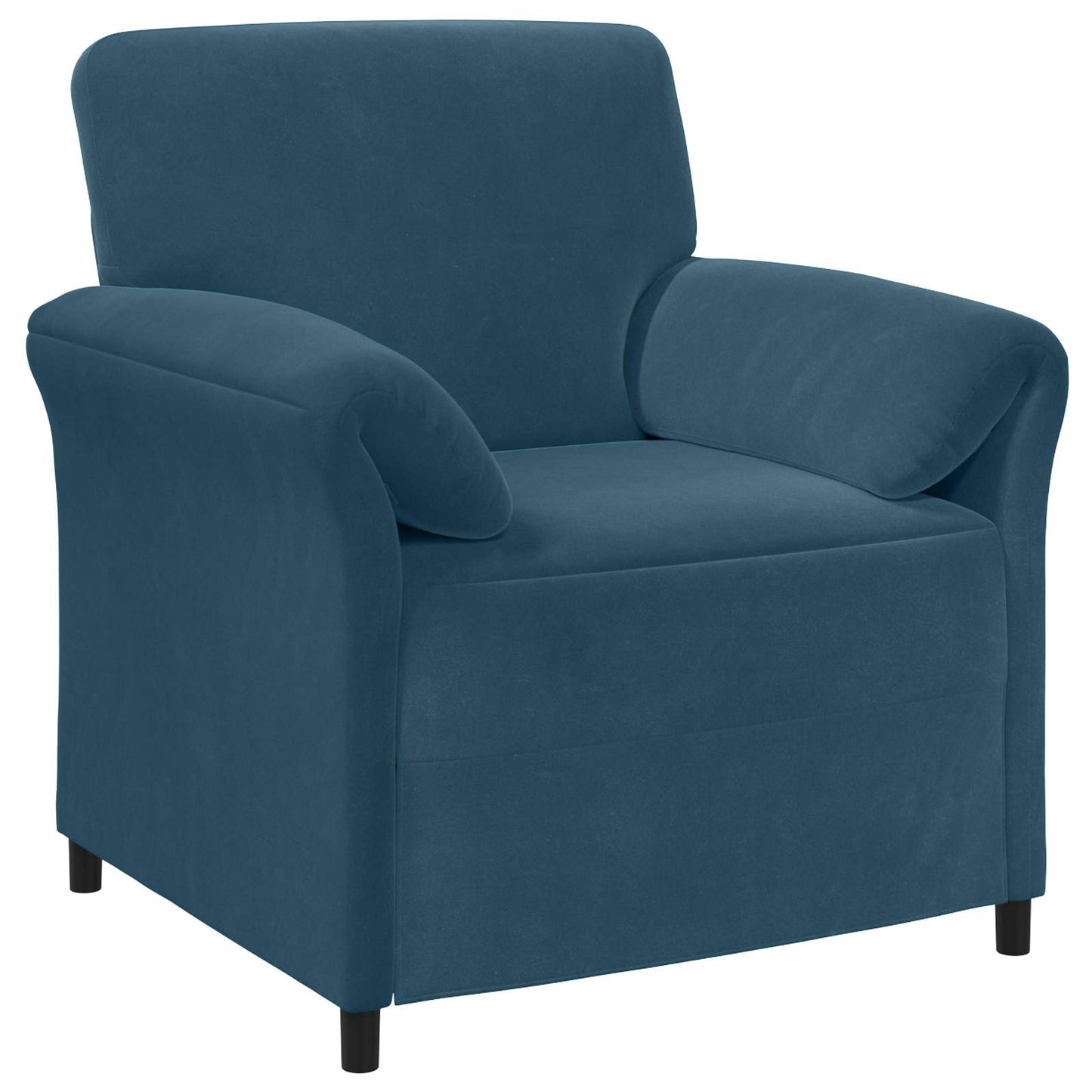 Bankstel 2 st Blauw Fluweel