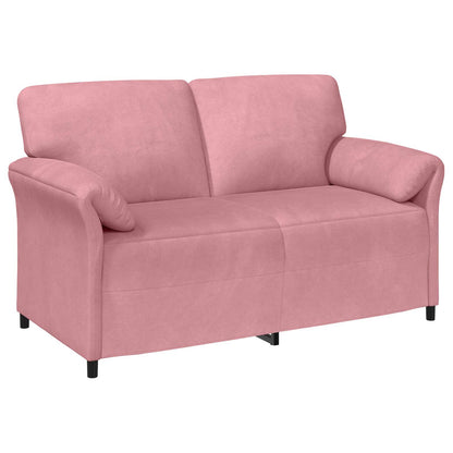 Bankstel 2 st Roze Fluweel