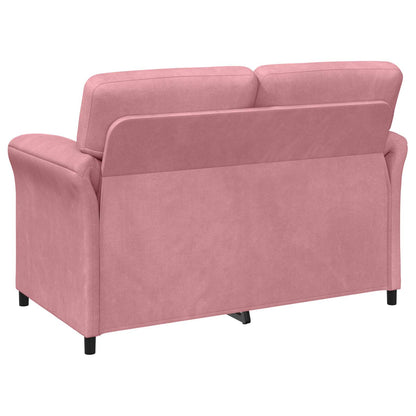 Bankstel 2 st Roze Fluweel