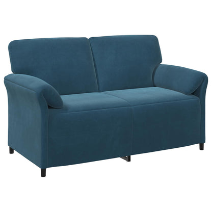 Bankstel 2 st Blauw Fluweel