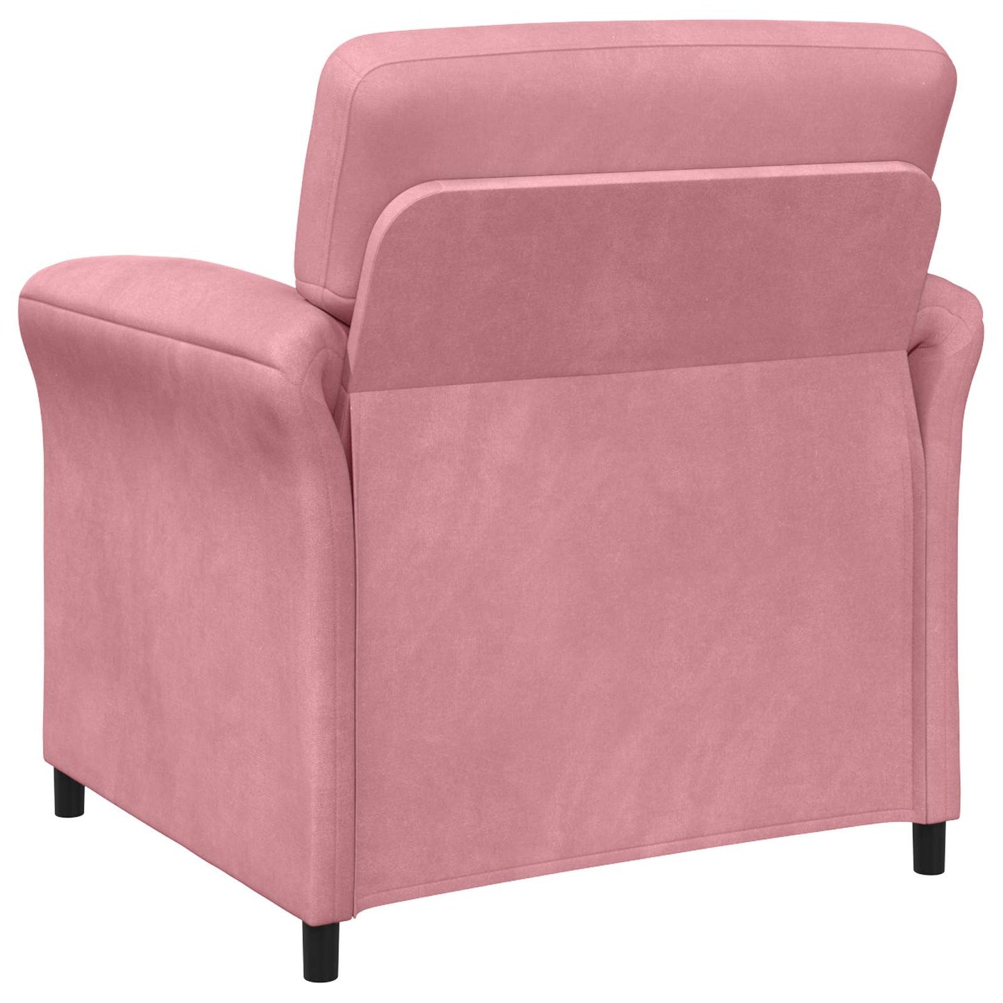 Bankstel 2 st Roze Fluweel