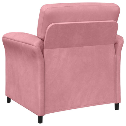 Bankstel 2 st Roze Fluweel