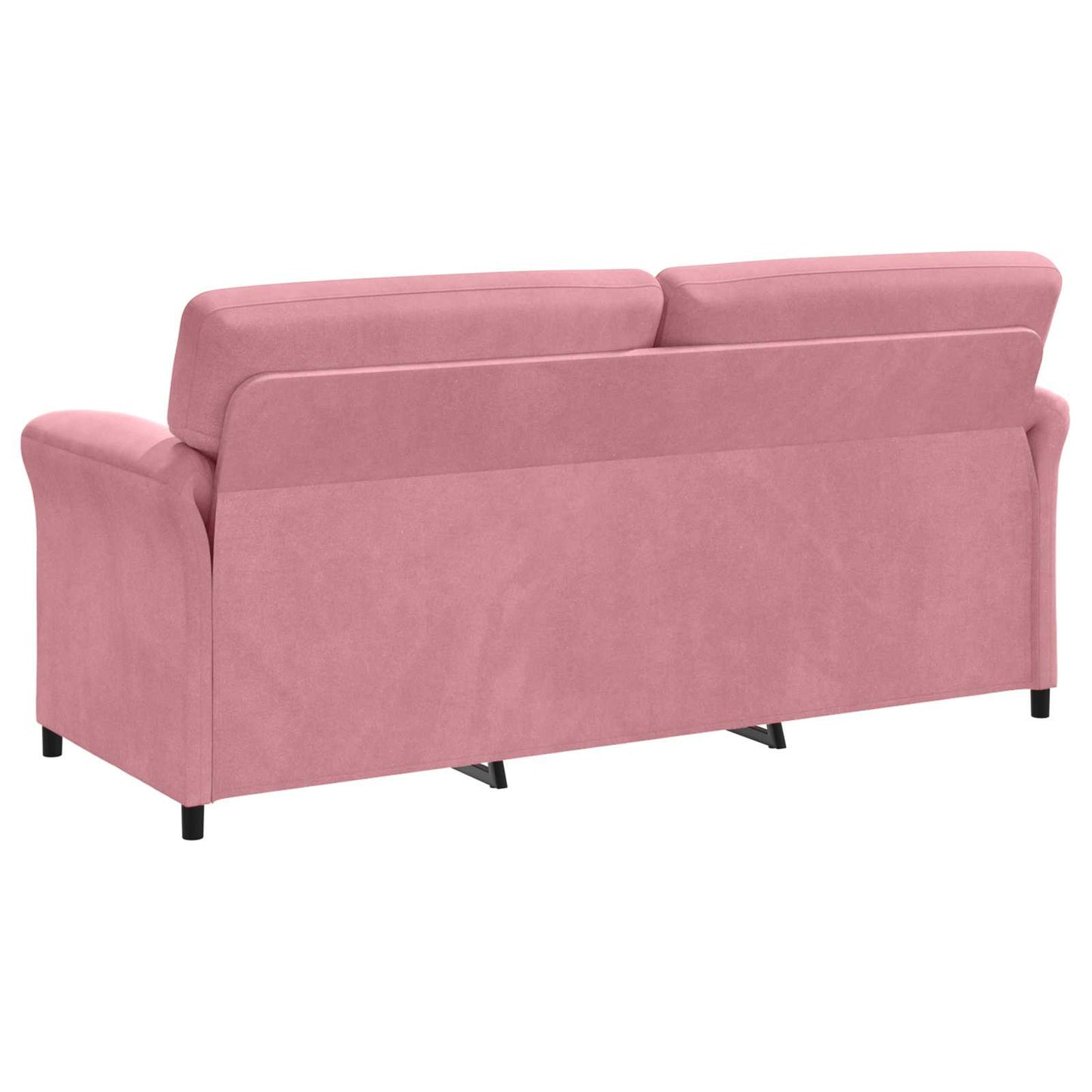 Bankstel 2 st Roze Fluweel