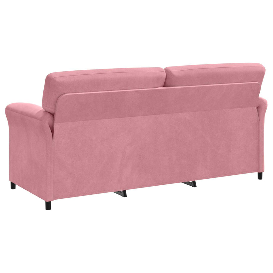 Bankstel 2 st Roze Fluweel