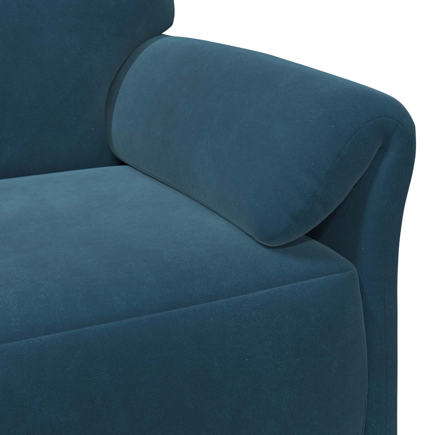 Bankstel 2 st Blauw Fluweel