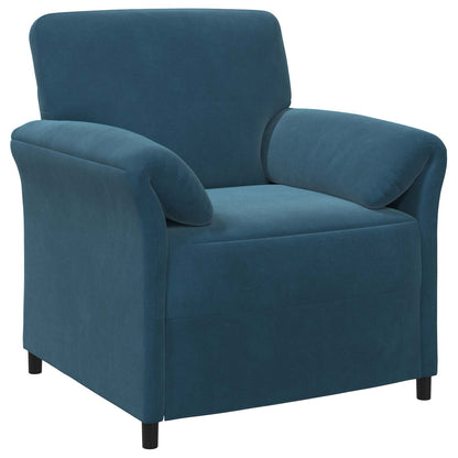 Bankstel 2 st Blauw Fluweel