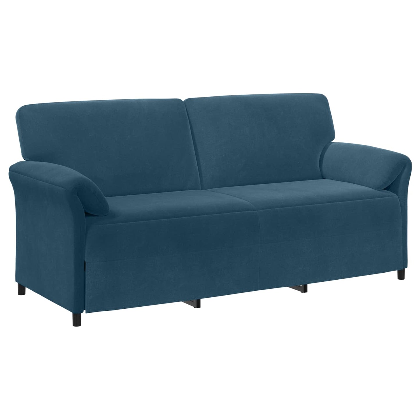 Bankstel 2 st Blauw Fluweel
