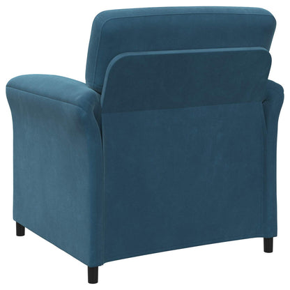 Bankstel 2 st Blauw Fluweel