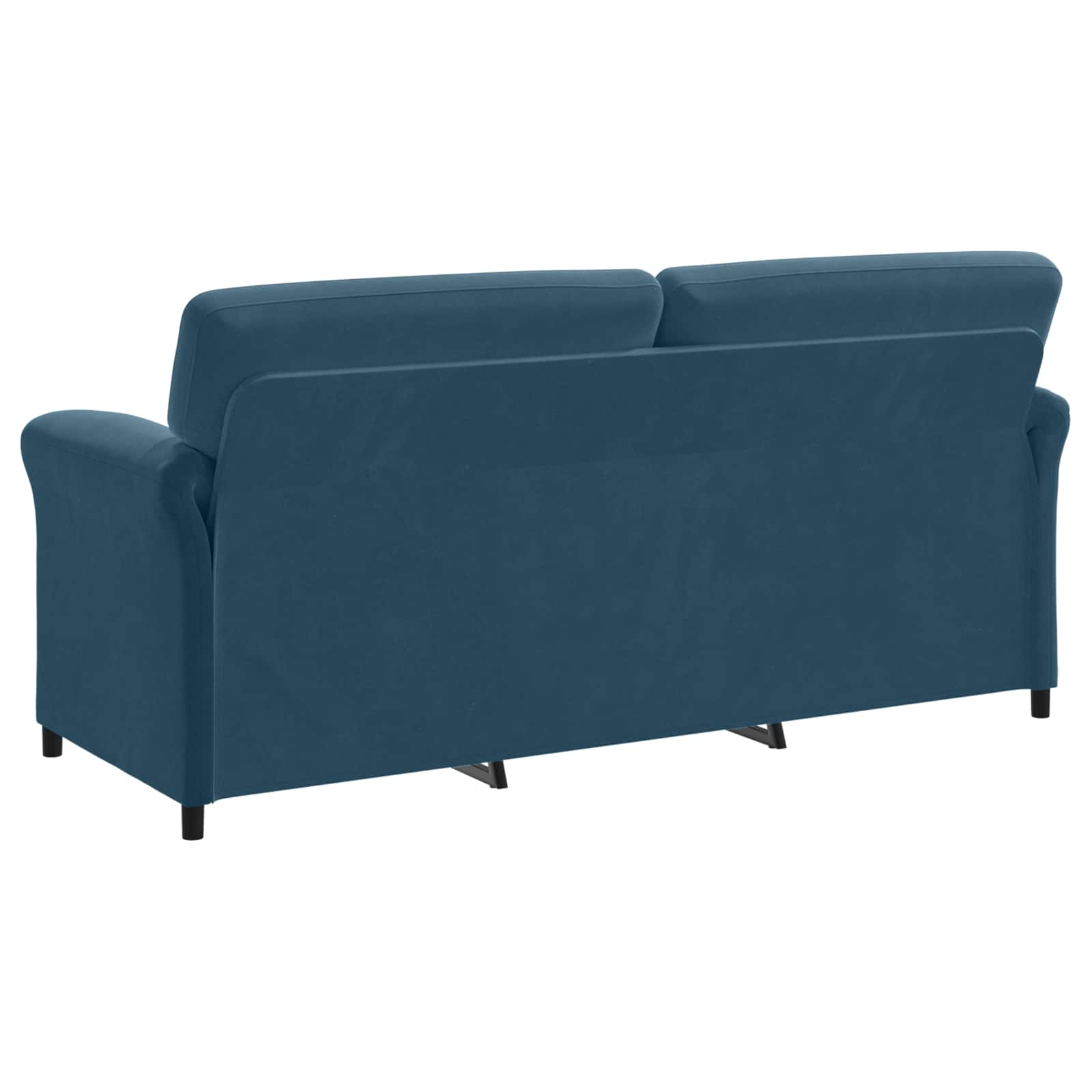 Bankstel 2 st Blauw Fluweel