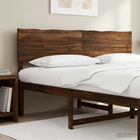 Live Edge Hoofdbord ROSTOCK Donkerbruin 200 cm