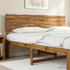 Hoofdbord massief acaciahout naturel 180 cm