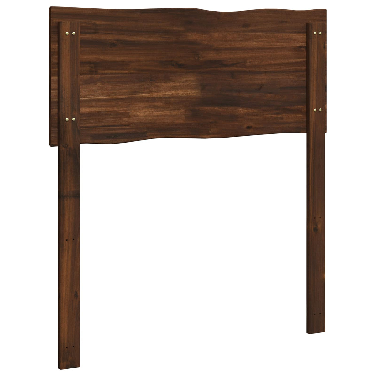 Live Edge Hoofdbord ROSTOCK Donkerbruin 100 cm