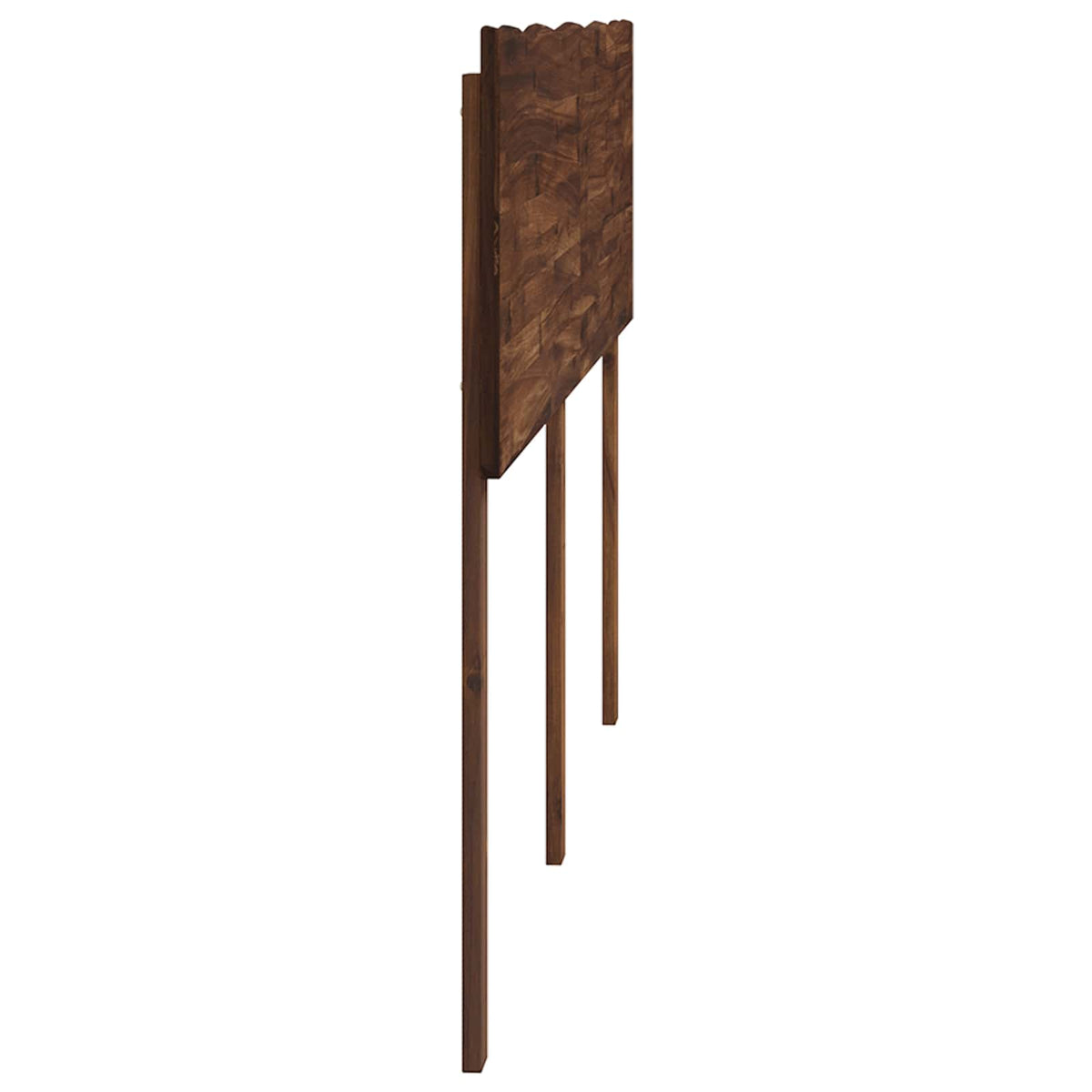Live Edge Hoofdbord ROSTOCK Donkerbruin 200 cm