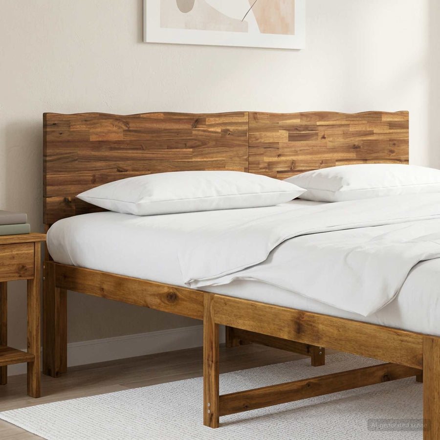 Live Edge Hoofdbord ROSTOCK Naturel 200 cm Massief Acaciahout