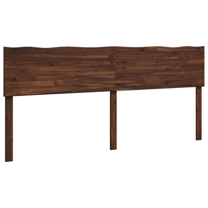Live Edge Hoofdbord ROSTOCK Donkerbruin 180 cm