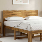 Live Edge Hoofdbord ROSTOCK Wit 160 cm Massief Acaciahout
