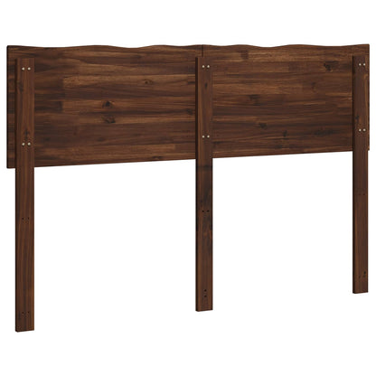 Live Edge Hoofdbord ROSTOCK Donkerbruin 150 cm