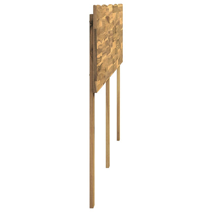 Live Edge Hoofdbord ROSTOCK Wit 135 cm Massief Acaciahout