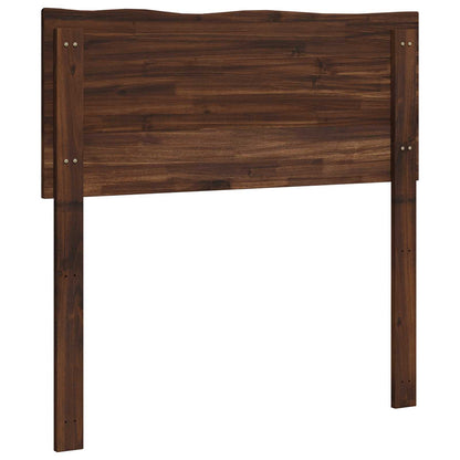 Live Edge Hoofdbord ROSTOCK Donkerbruin 90 cm