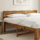 Boomstamrand hoofdeinde ROSTOCK Naturel 200 cm