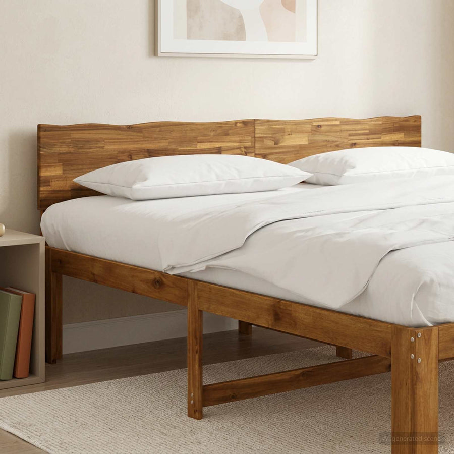 Boomstamrand hoofdeinde ROSTOCK Naturel 200 cm