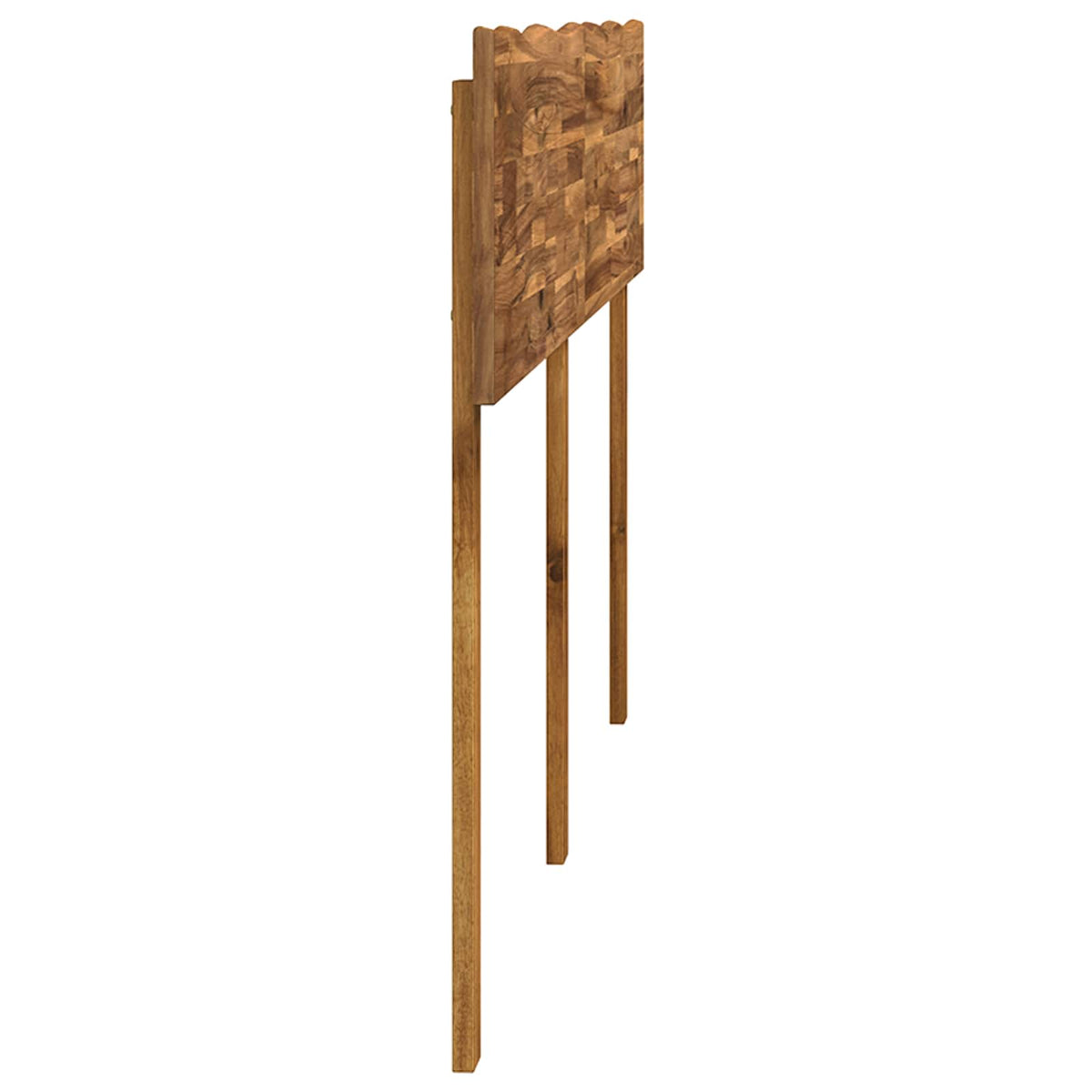 Boomstamrand hoofdeinde ROSTOCK Naturel 180 cm