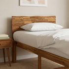 Boomstamrand hoofdeinde ROSTOCK Naturel 75 cm