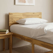 Hoofdeinde 90 cm massief acaciahout wit