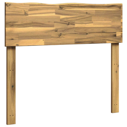 Boomstamrand hoofdeinde ROSTOCK Wit 75 cm Massief Acaciahout