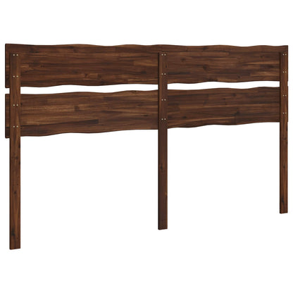 Live Edge Hoofdbord ROSTOCK Donkerbruin 180 cm