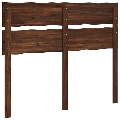 Live Edge Hoofdbord ROSTOCK Donkerbruin 160 cm