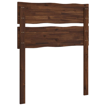 Live Edge Hoofdbord ROSTOCK Donkerbruin 90 cm
