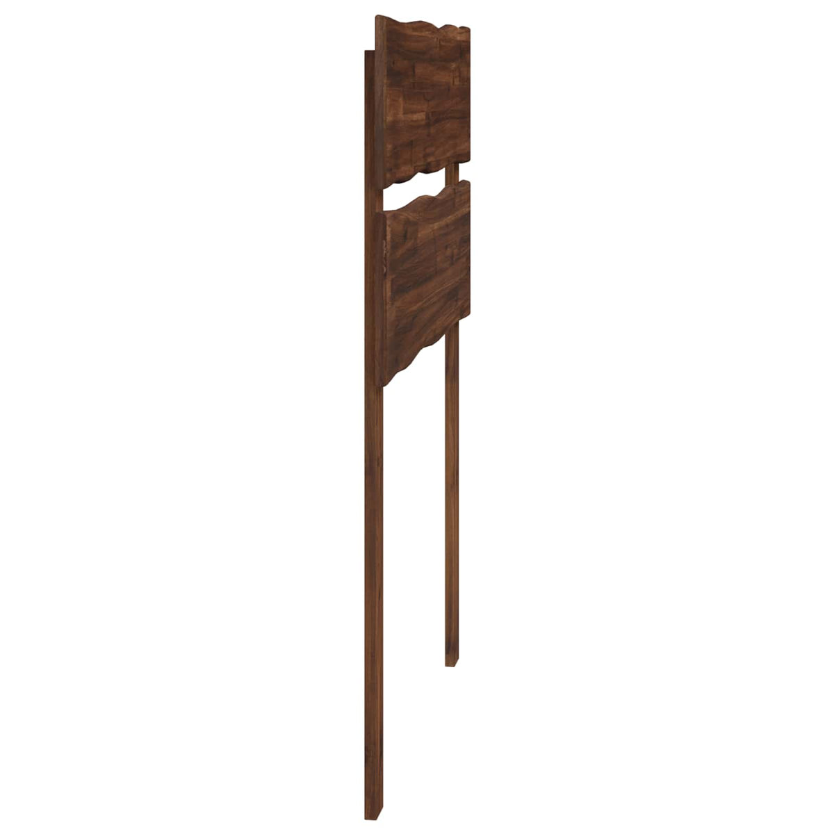 Live Edge Hoofdbord ROSTOCK Donkerbruin 90 cm