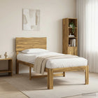 Bed massief acaciahout 75x190 cm wit