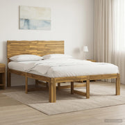 Bed 120x200 cm wit massief acaciahout