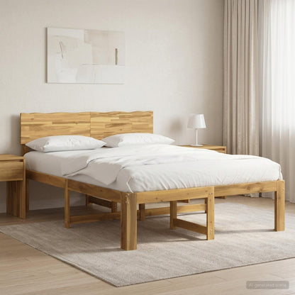Tweepersoonsbed met hoofdeinde ROSTOCK Wit 120 x 190 cm