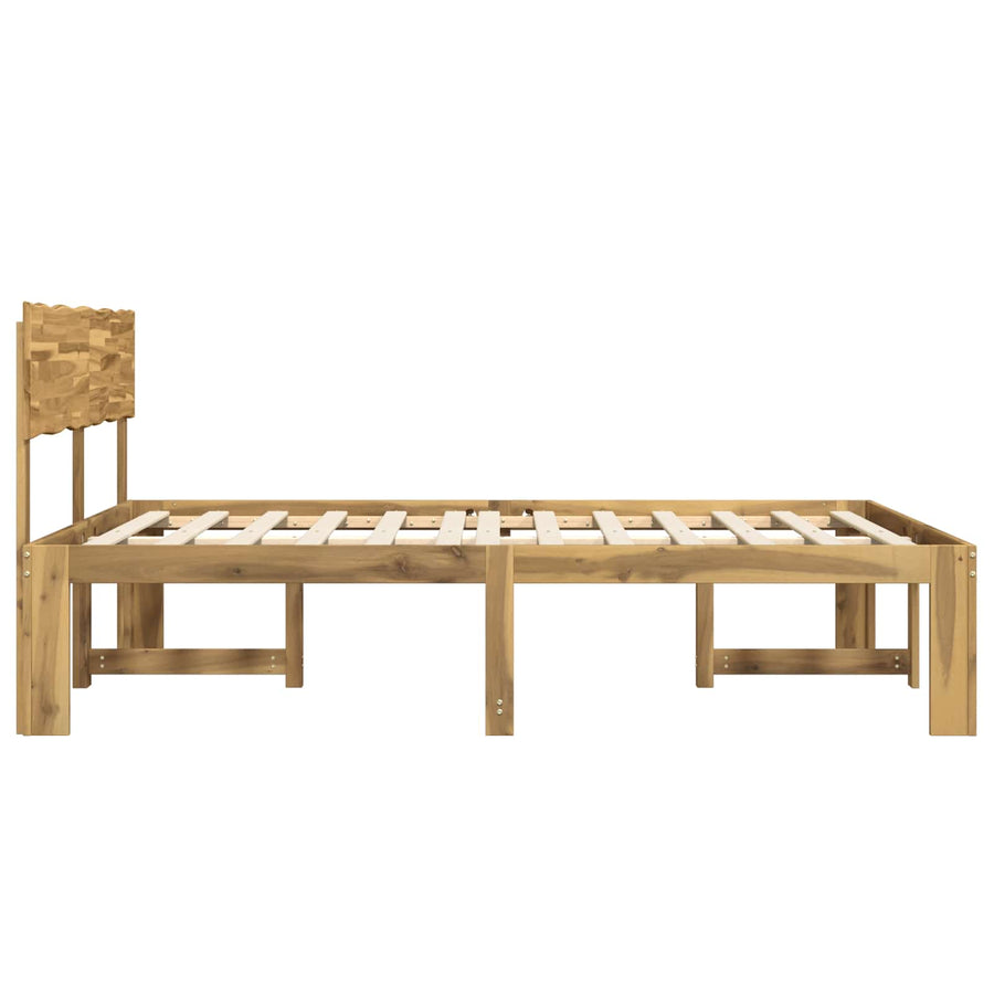 Tweepersoonsbed met hoofdeinde ROSTOCK Wit 120 x 190 cm