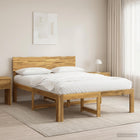 Tweepersoonsbed met hoofdeinde ROSTOCK Wit 120 x 200 cm