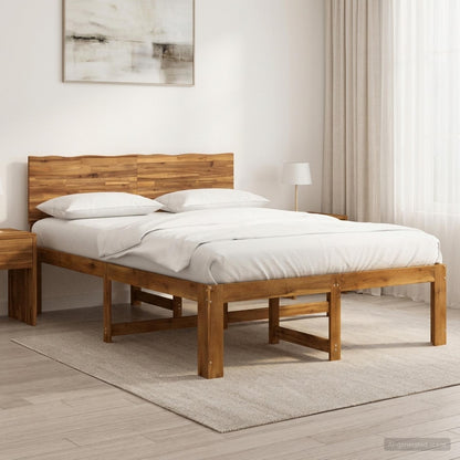 Tweepersoonsbed met hoofdeinde ROSTOCK Naturel 120 x 190 cm