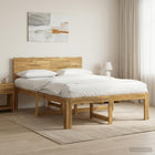 Tweepersoonsbed met hoofdeinde ROSTOCK Wit 120 x 190 cm