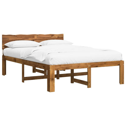 Tweepersoonsbed met hoofdeinde ROSTOCK Naturel 120 x 190 cm
