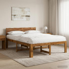 Bed 140x190 cm massief acaciahout naturel