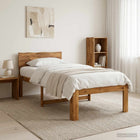 Bed Naturel 90x200 cm massief acaciahout