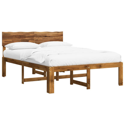 Tweepersoonsbed met hoofdeinde ROSTOCK Naturel 137 x 190 cm