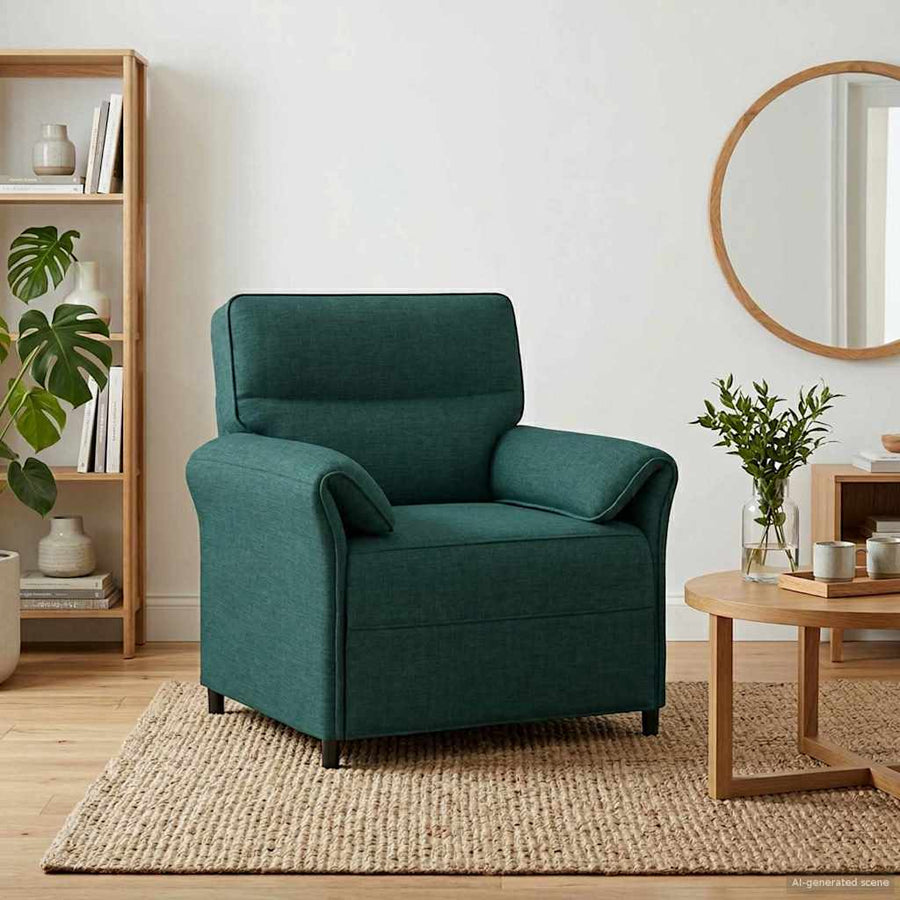 Bank 100% polyester metalen frame MDF, Multiplex
