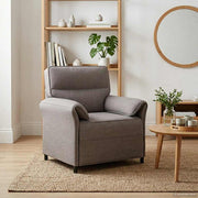 Bank polyester metaal MDF multiplex taupe