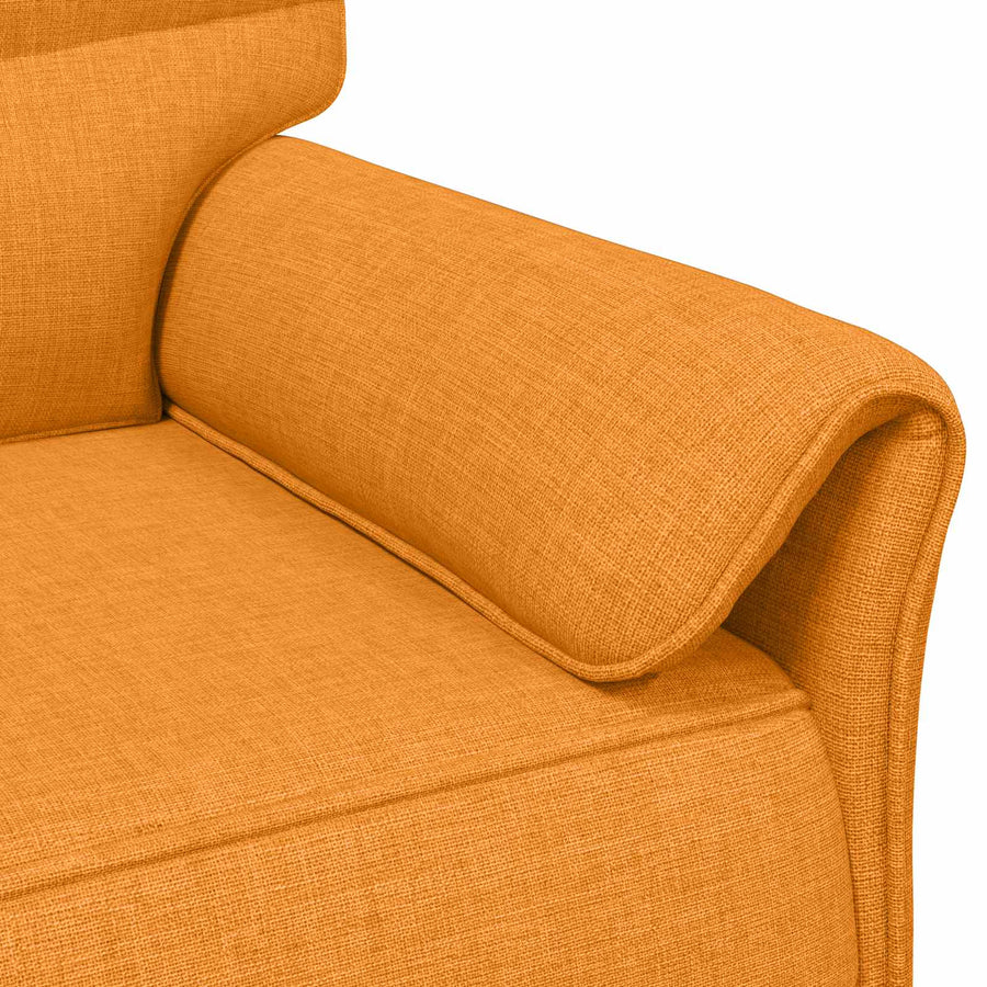 Bank 100% polyester metalen frame MDF, Multiplex