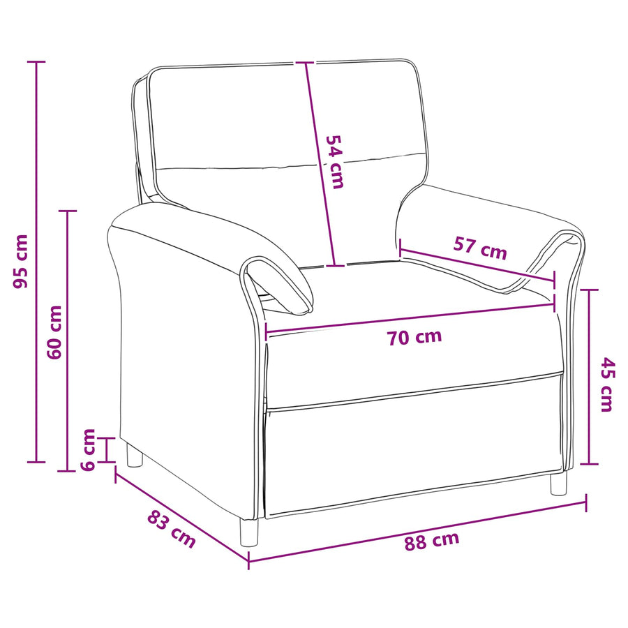Bank 100% polyester metalen frame MDF, Multiplex