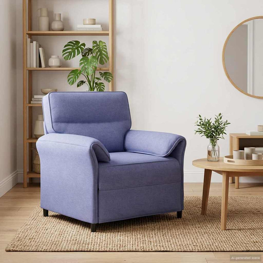 Bank 100% polyester metalen frame MDF, Multiplex
