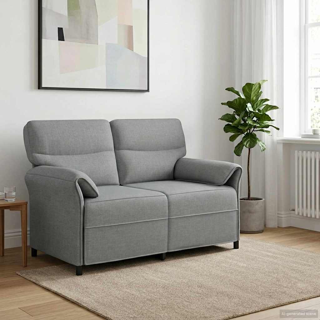 Bank 100% polyester metalen frame MDF, Multiplex